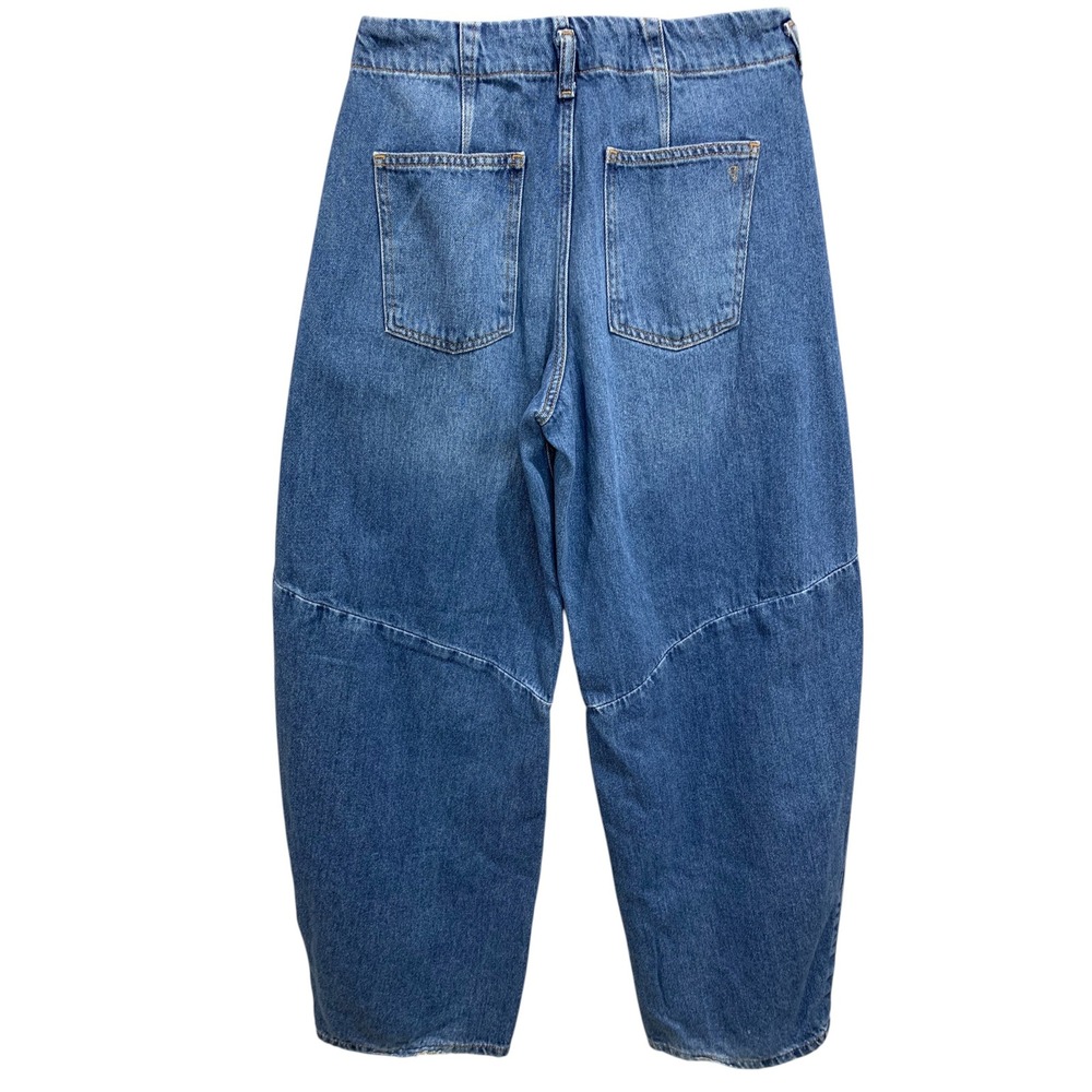 Size 27 Anthropologie Pilcro Georgia Full-Length High-Rise Barrel Jeans - Picture 6 of 10